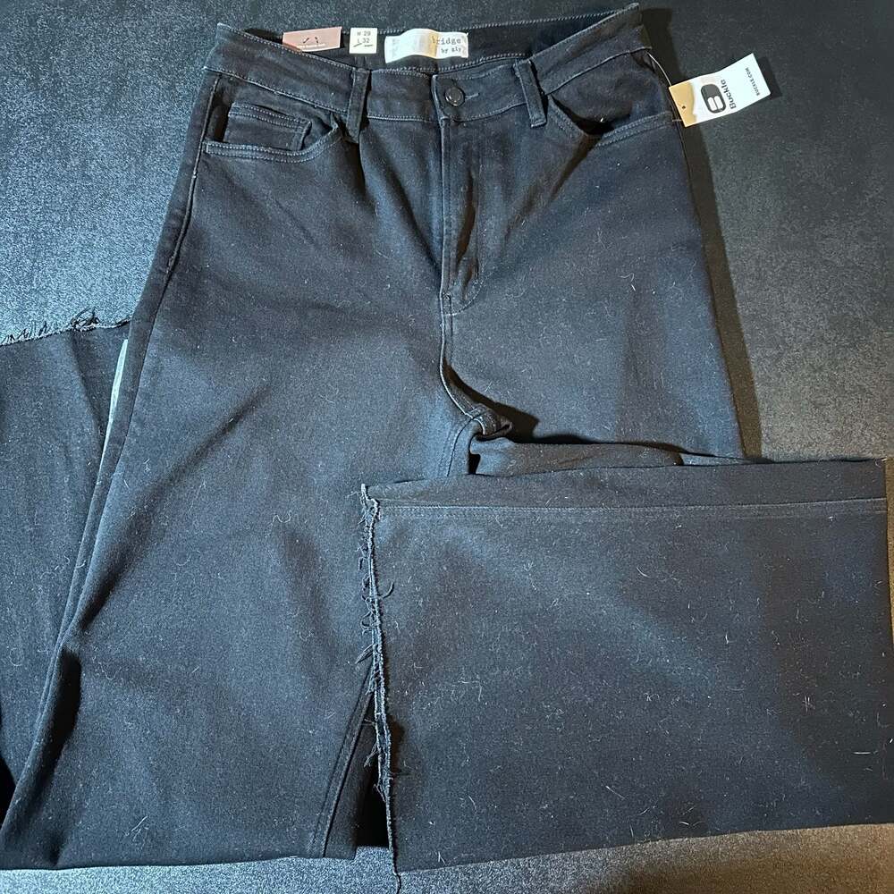 Bridge by GLY Taylor Ultra High Rise Black Jeans Size 29x32